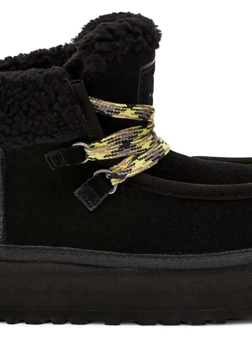 UGG Women's 9  Funkarra Cabin Cuffed Cold-Weather Booties - Black